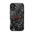 Phone Case — Magnetic Impact-Resistant Case with Red Heart "FUTURE" Crowd Design