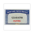 Social Security Fake ID Kiss-Cut Sticker — Novelty ID Number Design