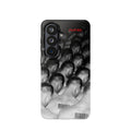 iPhone Magnetic Impact Case — Barcode Heads Monochrome Art Design