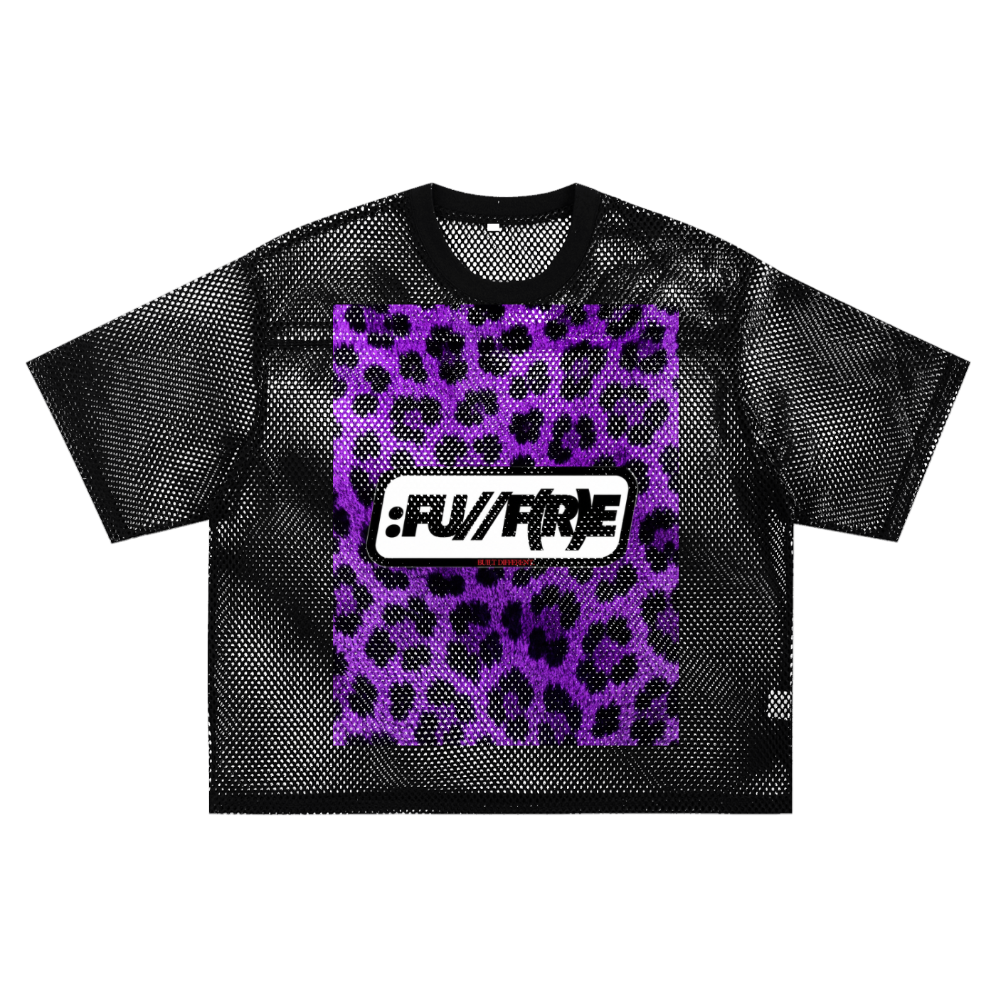 See-through Boxy Net T-Shirt
