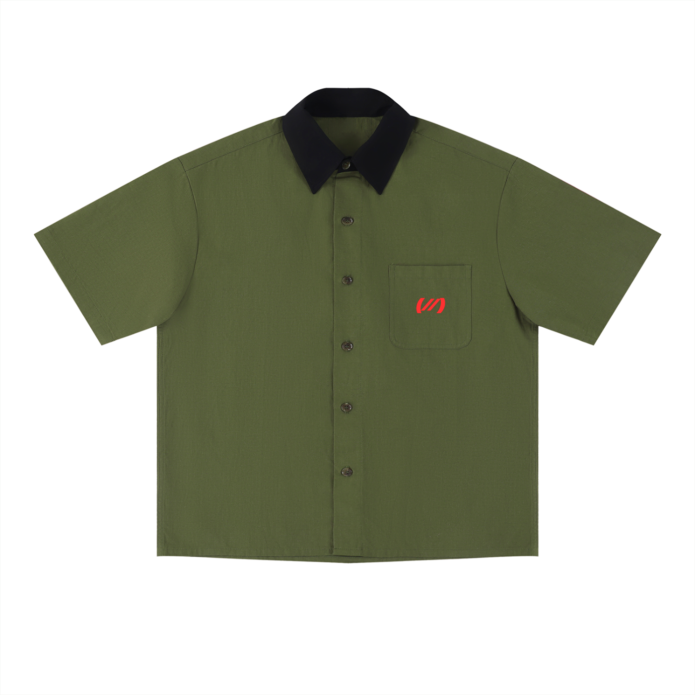 Unisex Color Block Short Sleeve Shirt