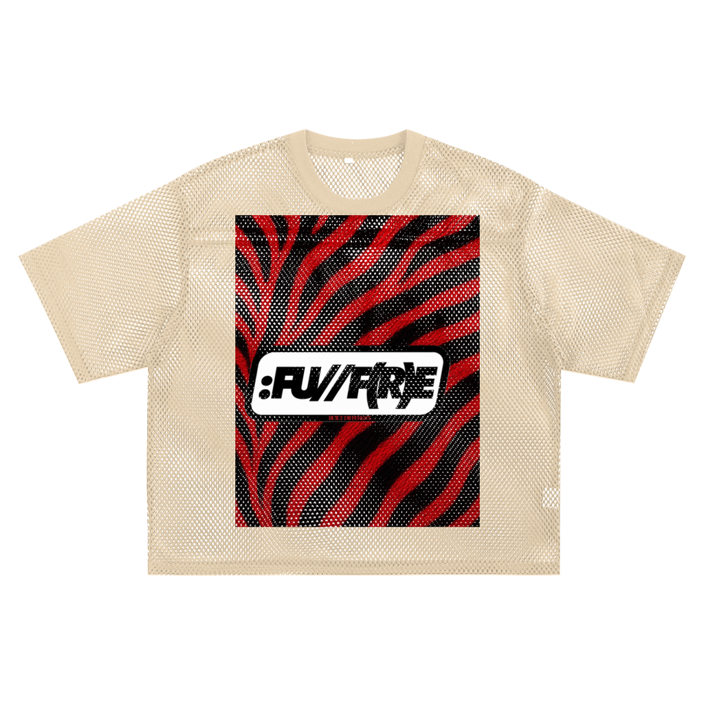 See-through Boxy Net T-Shirt
