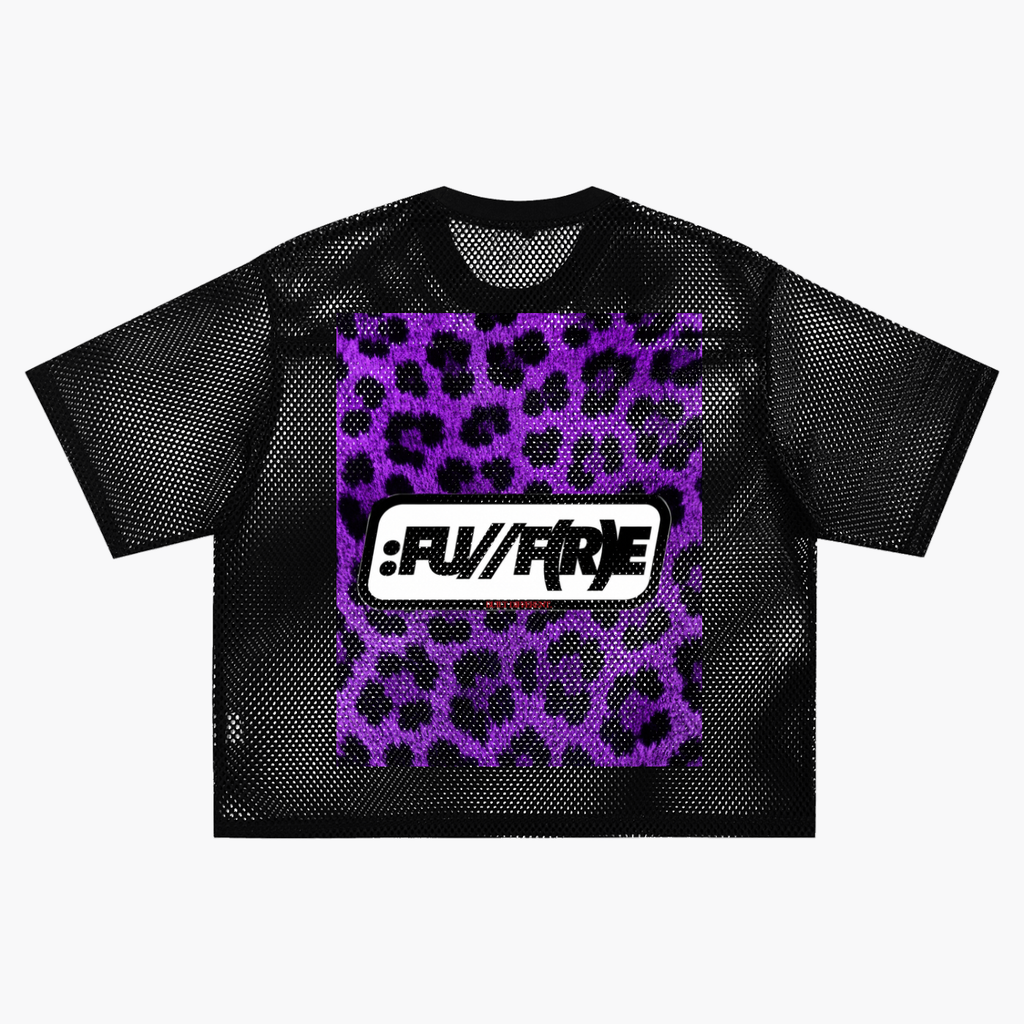 See-through Boxy Net T-Shirt