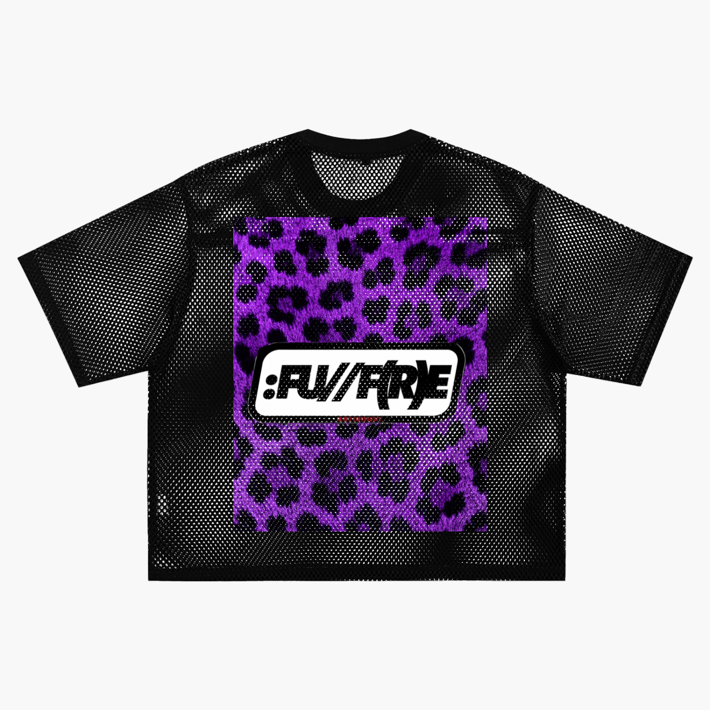 See-through Boxy Net T-Shirt